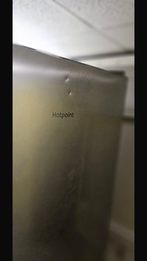 Hotpoint stainless steel fridge freezer. In excellent condition. Working perfectly. 