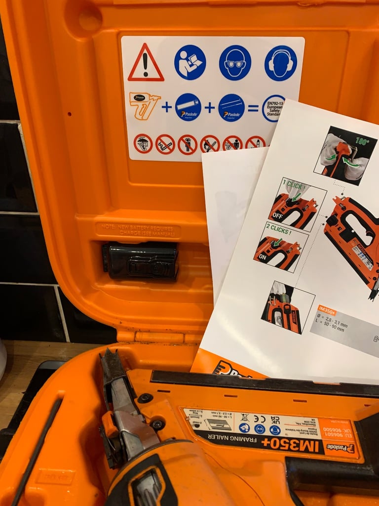 Paslode im350 plus first fix nail gun