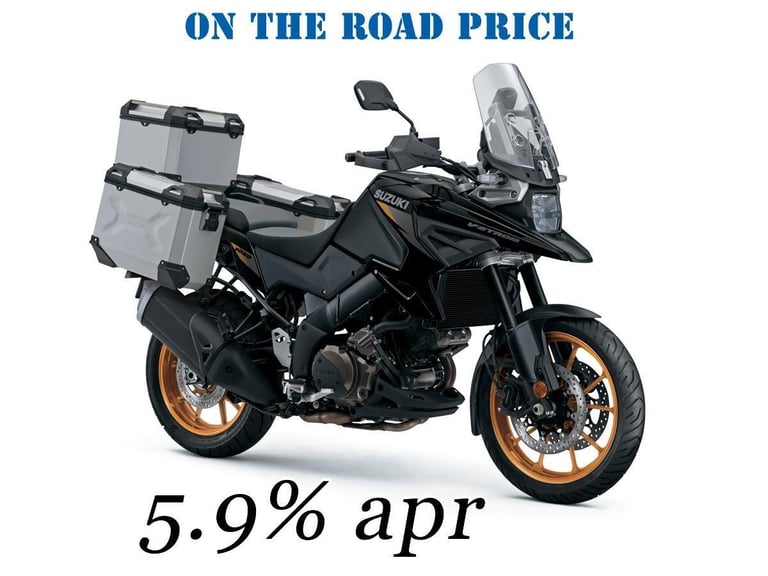 2025 Suzuki DL1050 V-Strom Tour Lux 3 box luggage save 2410, 5.9% APR finance