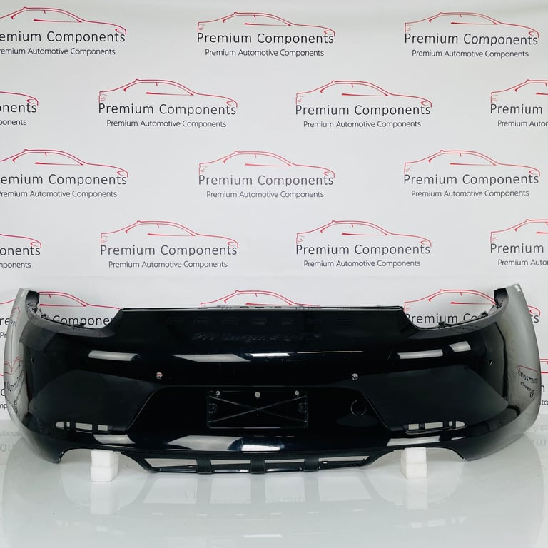 Porsche 911 Targa 4 Gts Rear Bumper Genuine Black 2012 - 2016 [ap11]