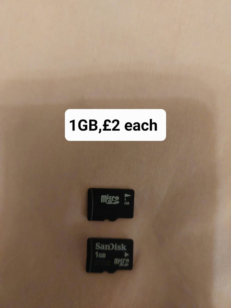 Micro SD memory cards,prices in photos