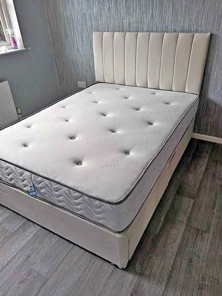 image for ** Double Divan Bed – Awesome Price, Optional Mattress & Drawers, Limited Time Offer **