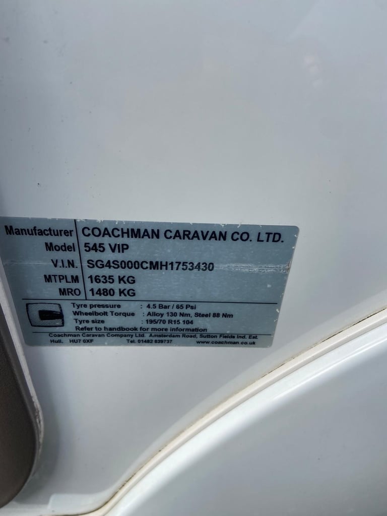 2017 Coachman VIP 545