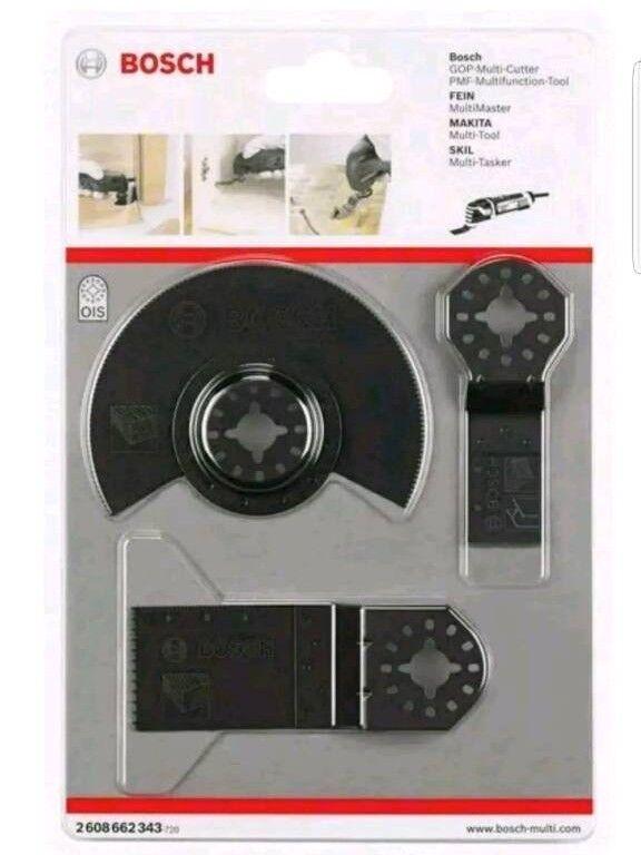 image for BOSCH GOP PMF Multi Tool BLADE SET (3 Blades-) 