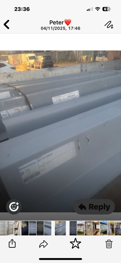 image for Lintels- keystone X/K 110 2100mm