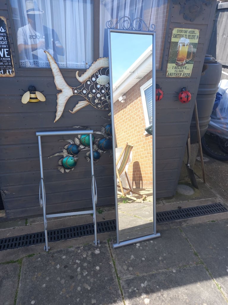 Mirror with stand
