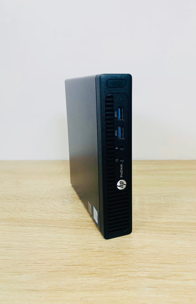 HP i3 500GB SSD 8GB UltraFast Micro Pc Desktop Computer, Win11, Ms office WiFi