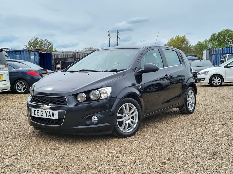 2013 CHEVROLET AVEO 1.4 LTZ ECO 5 DOOR 5 SPEED MANUAL BLACK ULEZ COMPLIANT