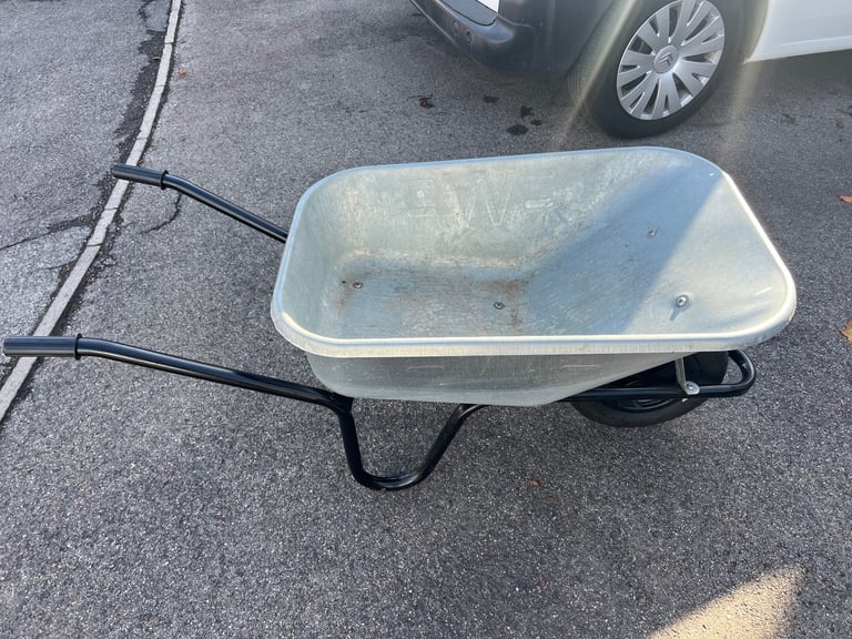 image for 120Ltr Galvanised Pneumatic  Wheel Barrow 