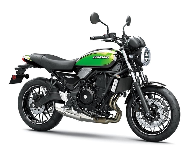 New Kawasaki Motorcycle Z650 RS Black Green Yellow SAVE £600 WITH RIDERS GRANT*