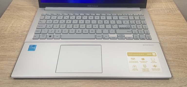 Asus i3 12thGen OLED UltraFast Slimline FHD Laptop, 8GB 256GB SSD, Ms office