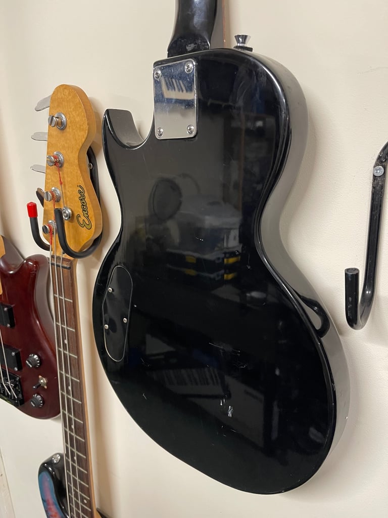 Tenson Black lp style rock electric guitar 4/4 Right Handed 6 String