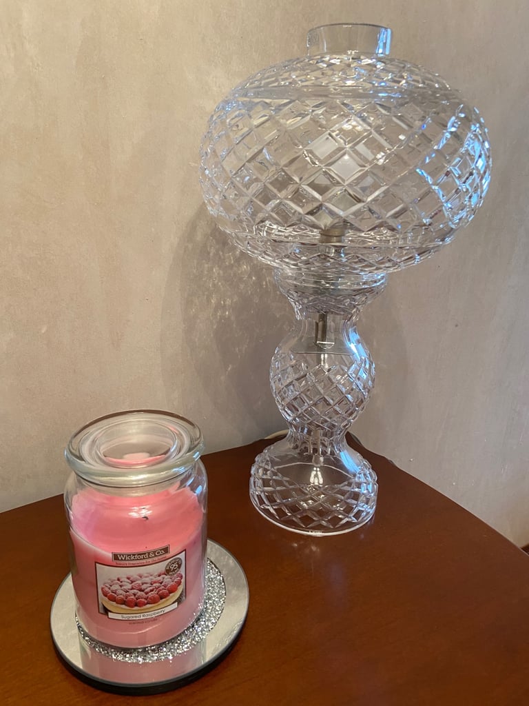 Large TYRONE CRYSTAL Lamp 