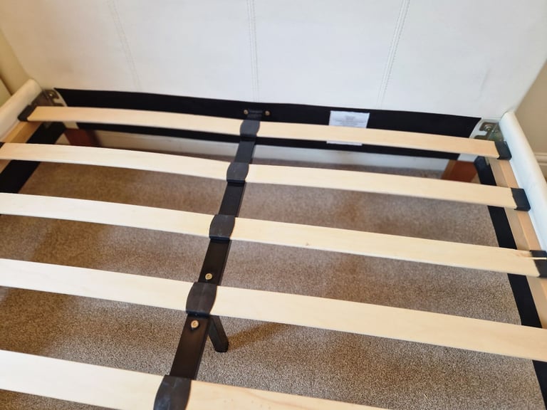 Small double faux leather bedframe