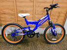 BIKE 20&quot; WHEELS MUDDYFOX 6-SPEED WITH DISC BRAKES - Age 6-9 Years £85