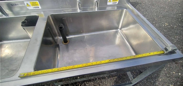 Catering equipment commercial stainless steel single sink restaurant kitchen trailer items 