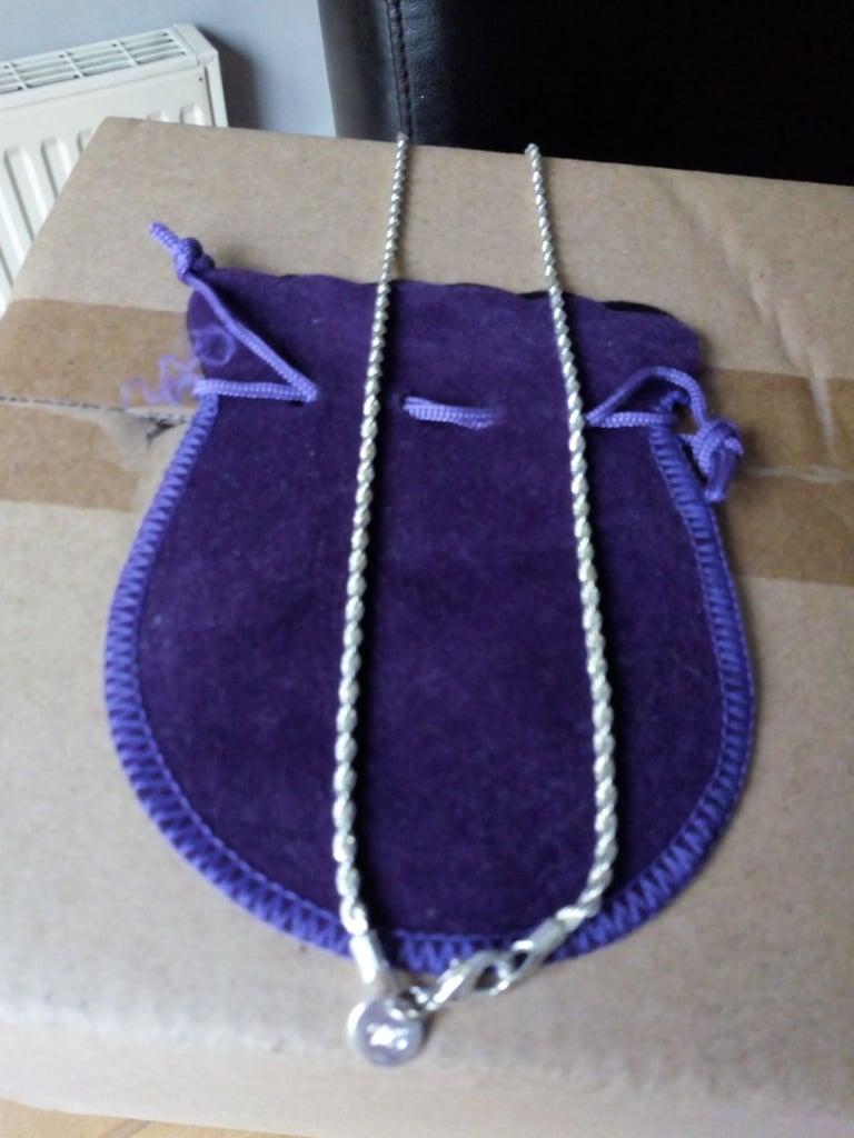 NEW STERLING SILVER ROPE CHAIN/NECKLACE (UNISEX).