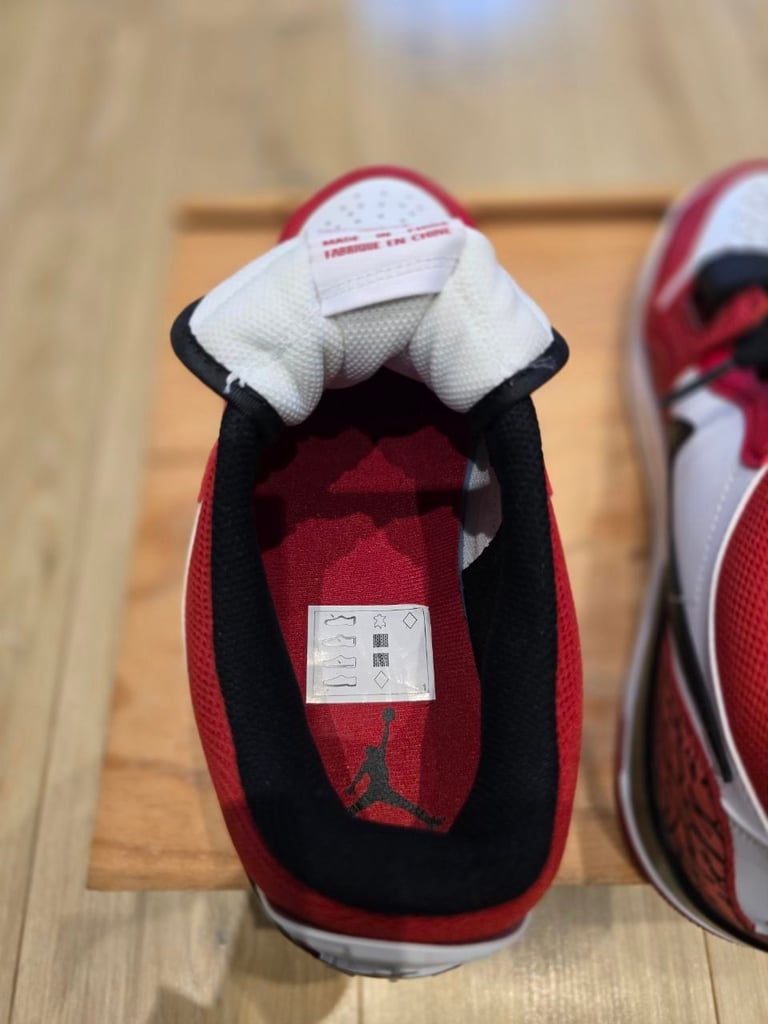 Nike Air Jordan Legacy 312 Low white, red, black; Size US 8.5, EU 42, UK 7.5