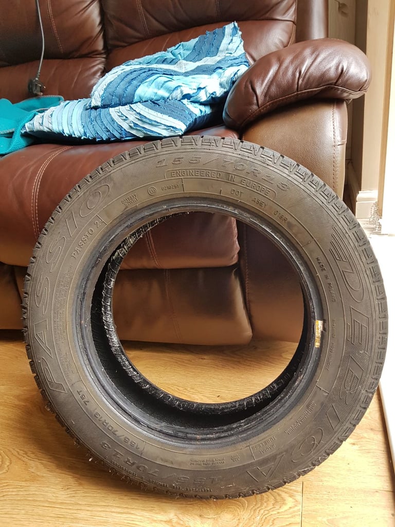 image for PASSIO Brand, 155 / 70 R 13 Tyre Very Good Condition - Just £5