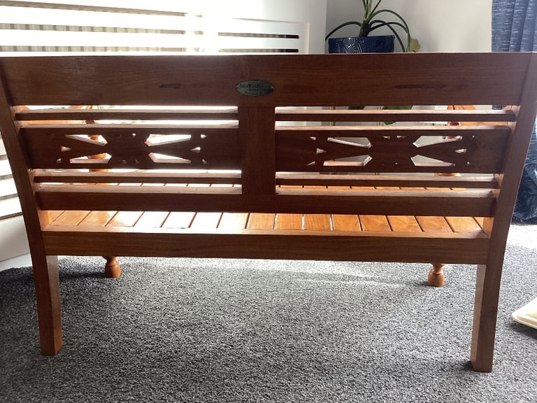SOLID TEAK CHILDREN'S BENCH , REDUCED TO £70