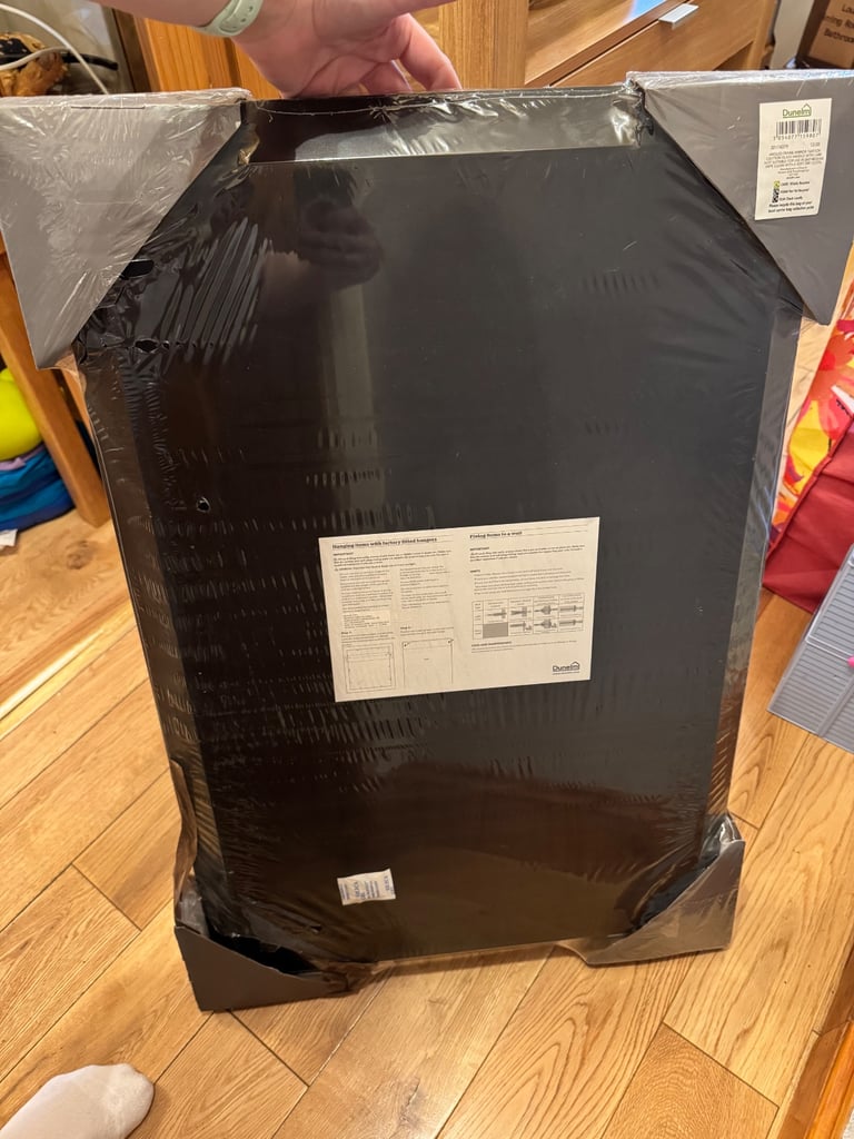 Dunelm angled frame mirror x2 - silver glass - can also be sold separately 