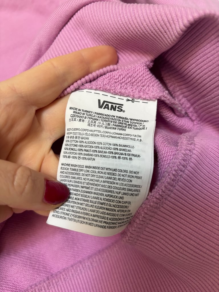 Lilac Vans Sweater XS