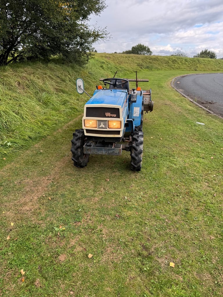 Mitshubishi MT1601D compact tractor, rotovator, 4 WD