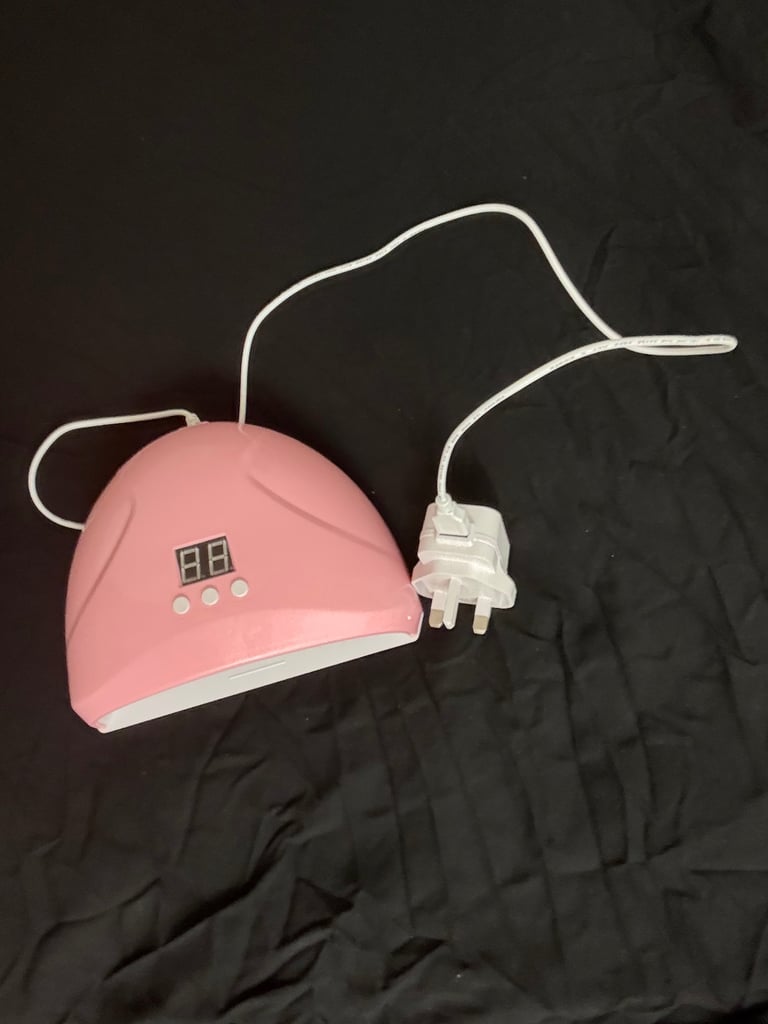 image for Pink Nail Dryer Lamp – Perfect for Gel Nails