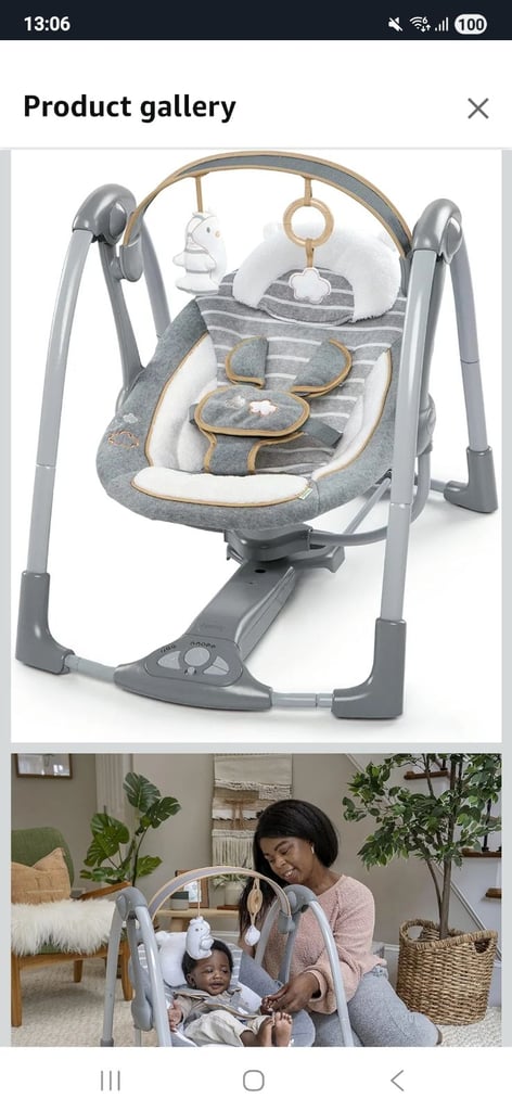 Ingenuity Swing 'n Go Portable Swing