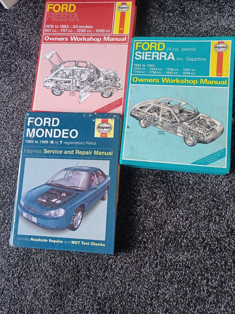Classic ford etc haynes manuals