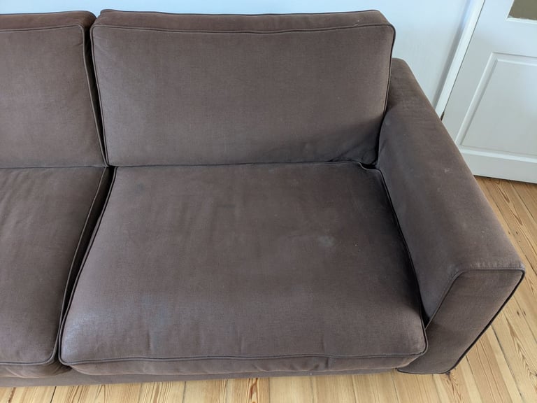 Emily Sofa Bed from Love your Home in brushed linen-cotton fabric. 