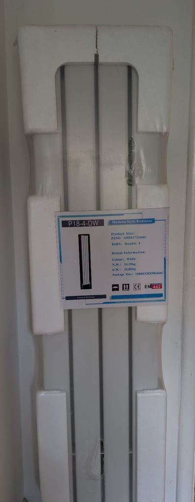 Modern vertical radiator - 1800 x 272 mm