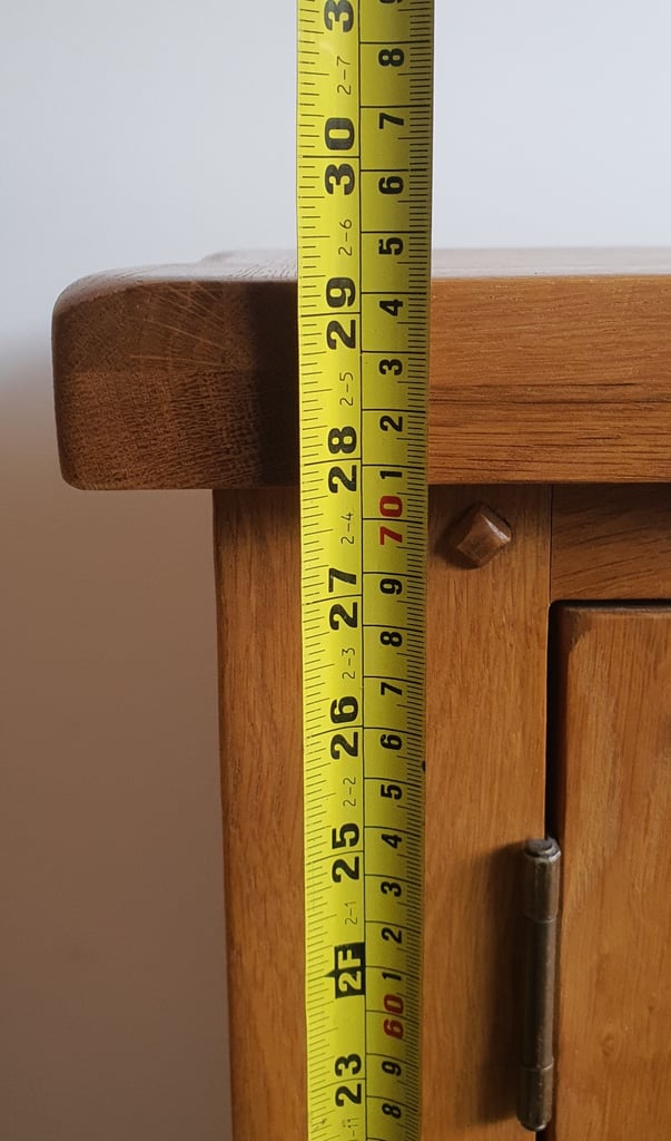Oak Effect Small Freestanding Cupboard 
