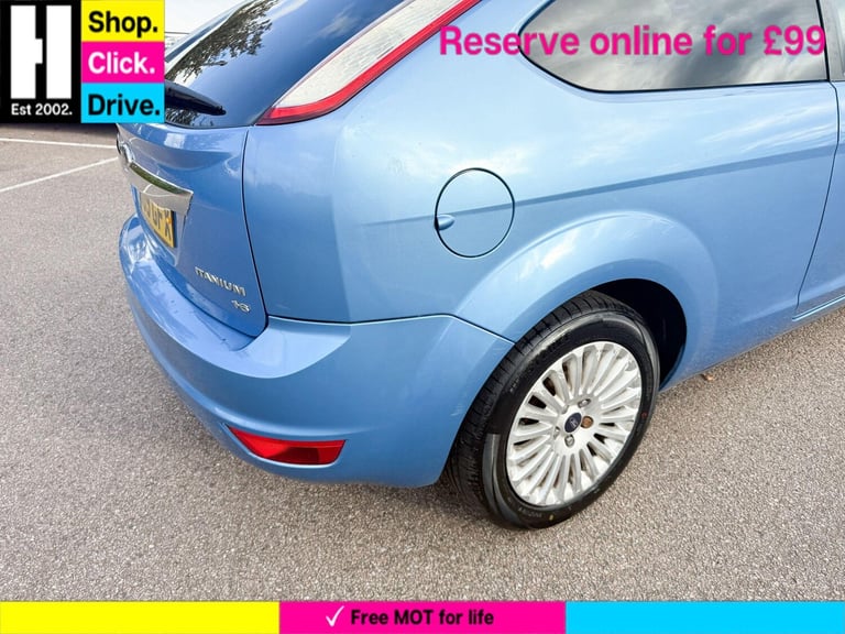 2009 Ford Focus 1.6 Titanium 3dr HATCHBACK PETROL Manual