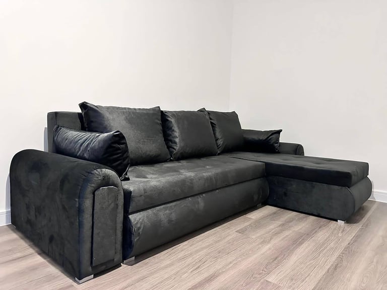 image for corner storage sofa bed L shape sofa bed 