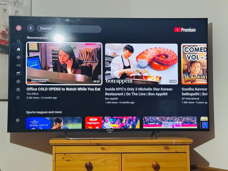 image for Sony Bravia 55” KDL-55W805C Full HD Smart TV – Great Picture – Bought June 2023