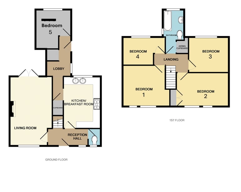 5 Bedroom - Walsall/Shelfield/WS4 - Mid Terrance 