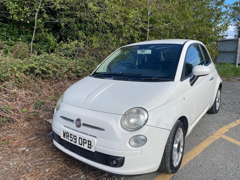 FIAT 500 1.3 M/JET SPORT 59 REG WHITE 3 DOOR MOT APRIL 17TH 2026 TAX £20 LOW INSURANCE 60+MPG