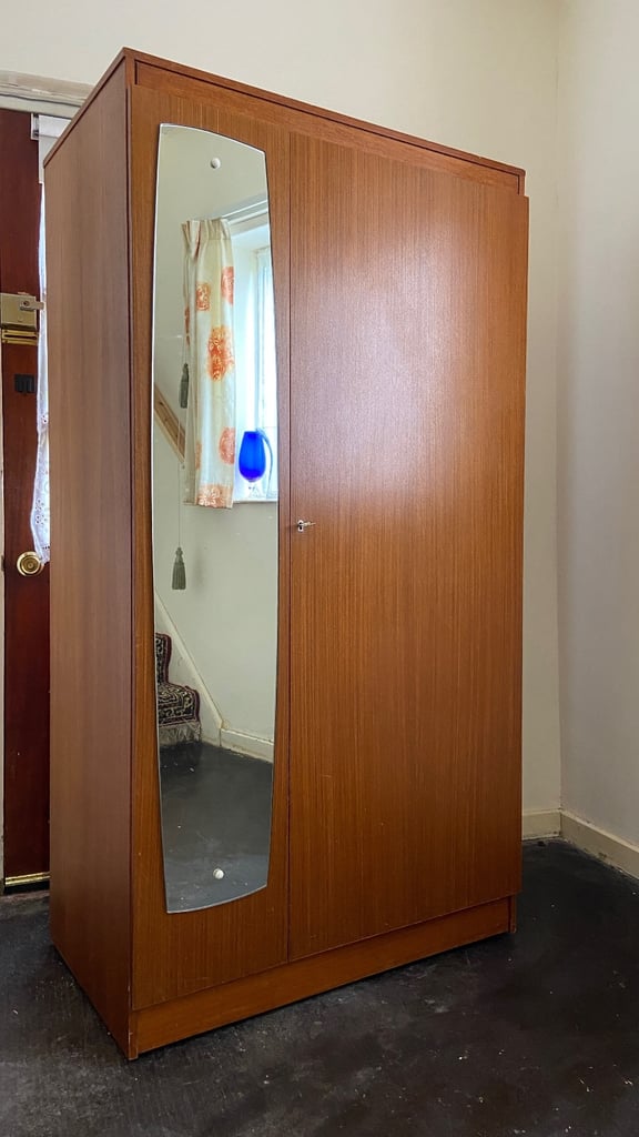 image for Sturdy mid century wardrobe