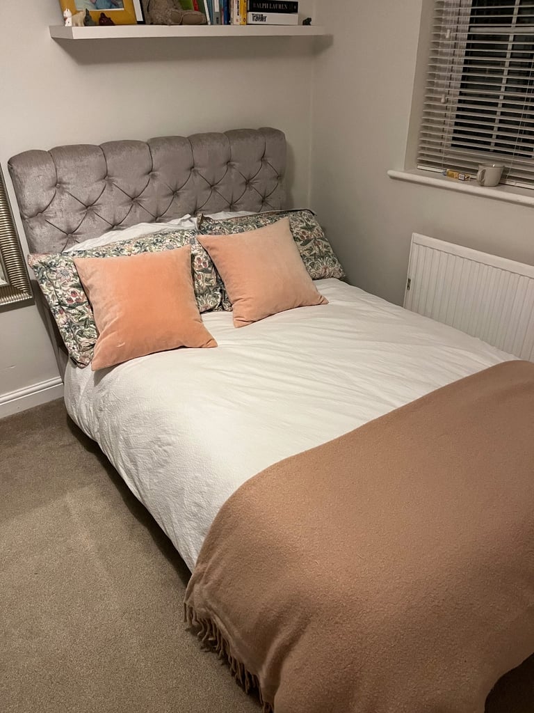 image for 4ft Small double bed with mattress 