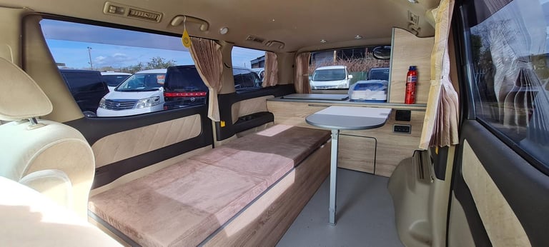 TOYOTA ALPHARD !! ONE!! BERTH CAMPERVAN WITH ELECTRIC COOLBOX