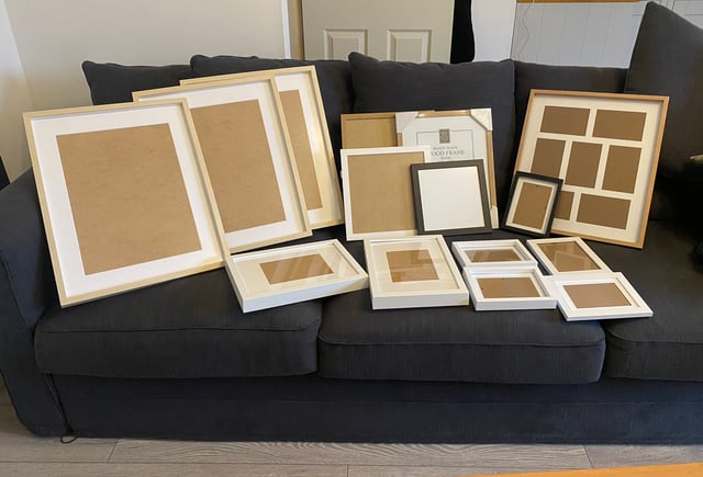 Gallery wall- 15 Assorted frames | in York, North Yorkshire | Gumtree