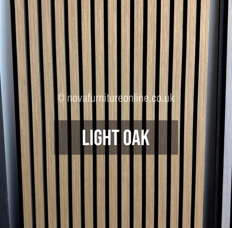 Acoustic slat wall panels 