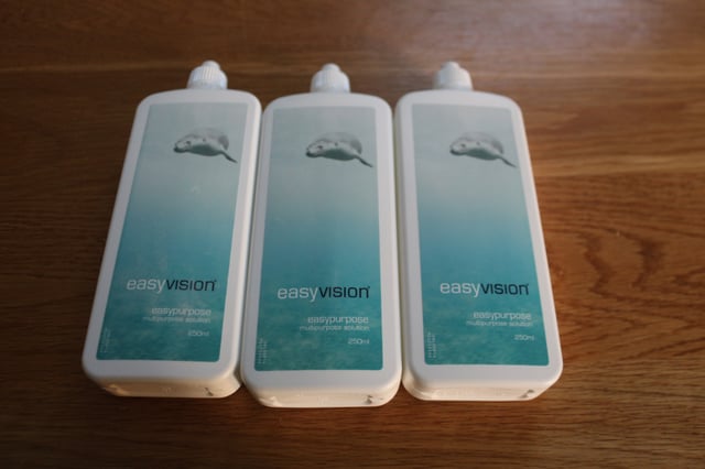 contact lens solution easy vision 250ml 3 bottles multipurpose specsavers  NEW | in Wallingford, Oxfordshire | Gumtree