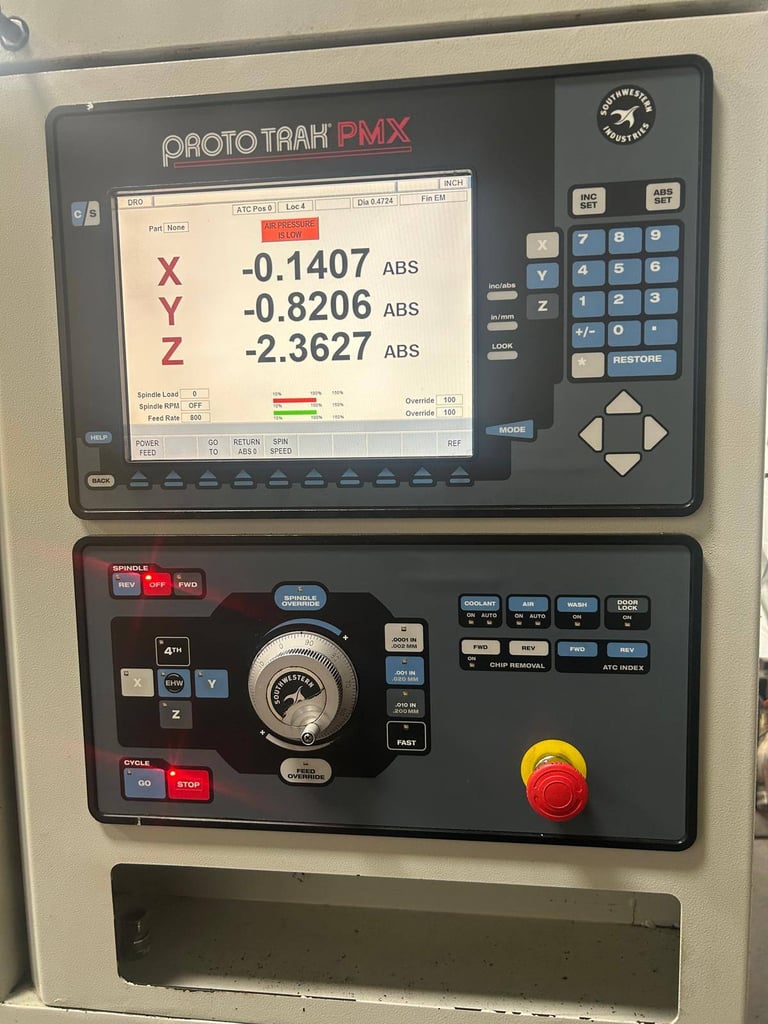 XYZ MODEL LPM VERTICAL MACHINING CENTRE YEAR 2012