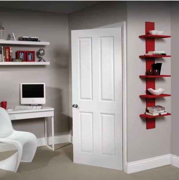 image for FIREDOORS WHITE PRIMED FD30 VICTORIAN 4 PANEL .... 30x78... 19 AVAILABLE 