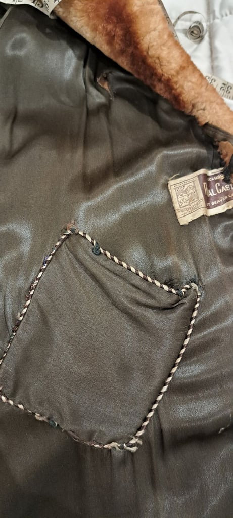 Womans vintsge royal cast best Beaver lamb