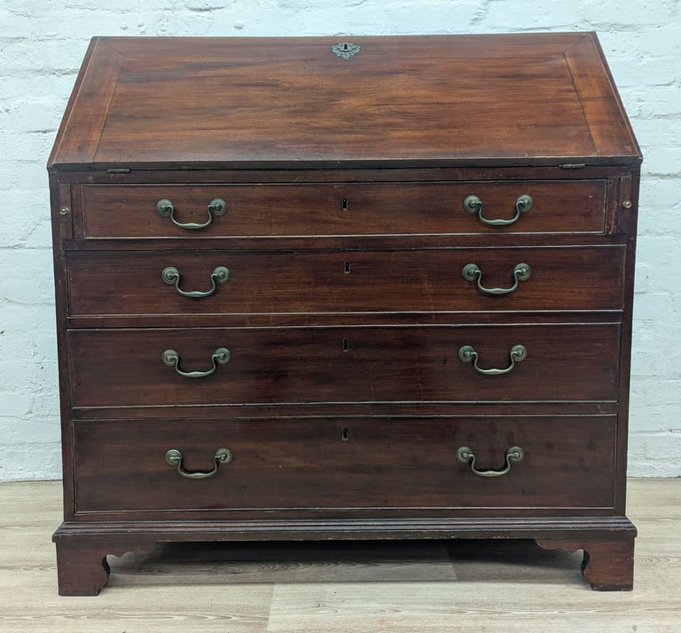 image for Georgian mahogany writing bureau (DELIVERY AVAILABLE)