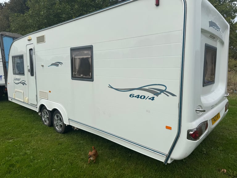 2008 coachman laser 4 birth fixed bed 