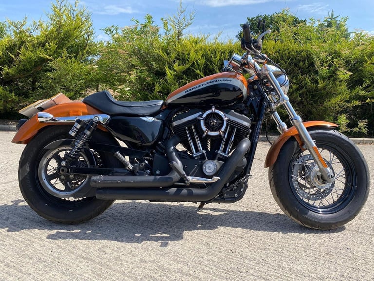 2014 HARLEY DAVIDSON 1200 CUSTOM LIMITED XL CA 14 ORANGE  BLACK SPORTSTER